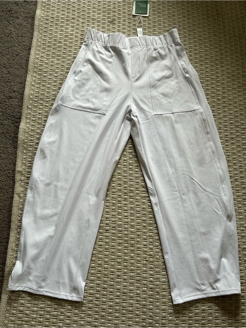 Halara Women’s White Stretch Pocket Pants